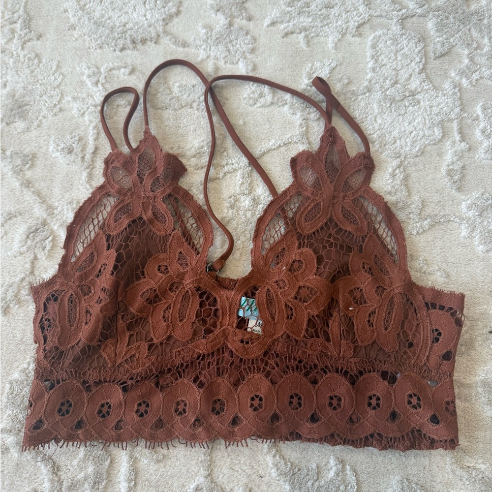Lace Bralette in Brown - Women's Intimates